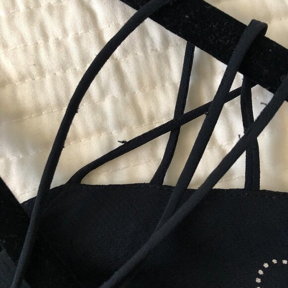 Evan Picone Size 10 Black Strappy Open Back Bodycon Cocktail Dress - Picture 10 of 10